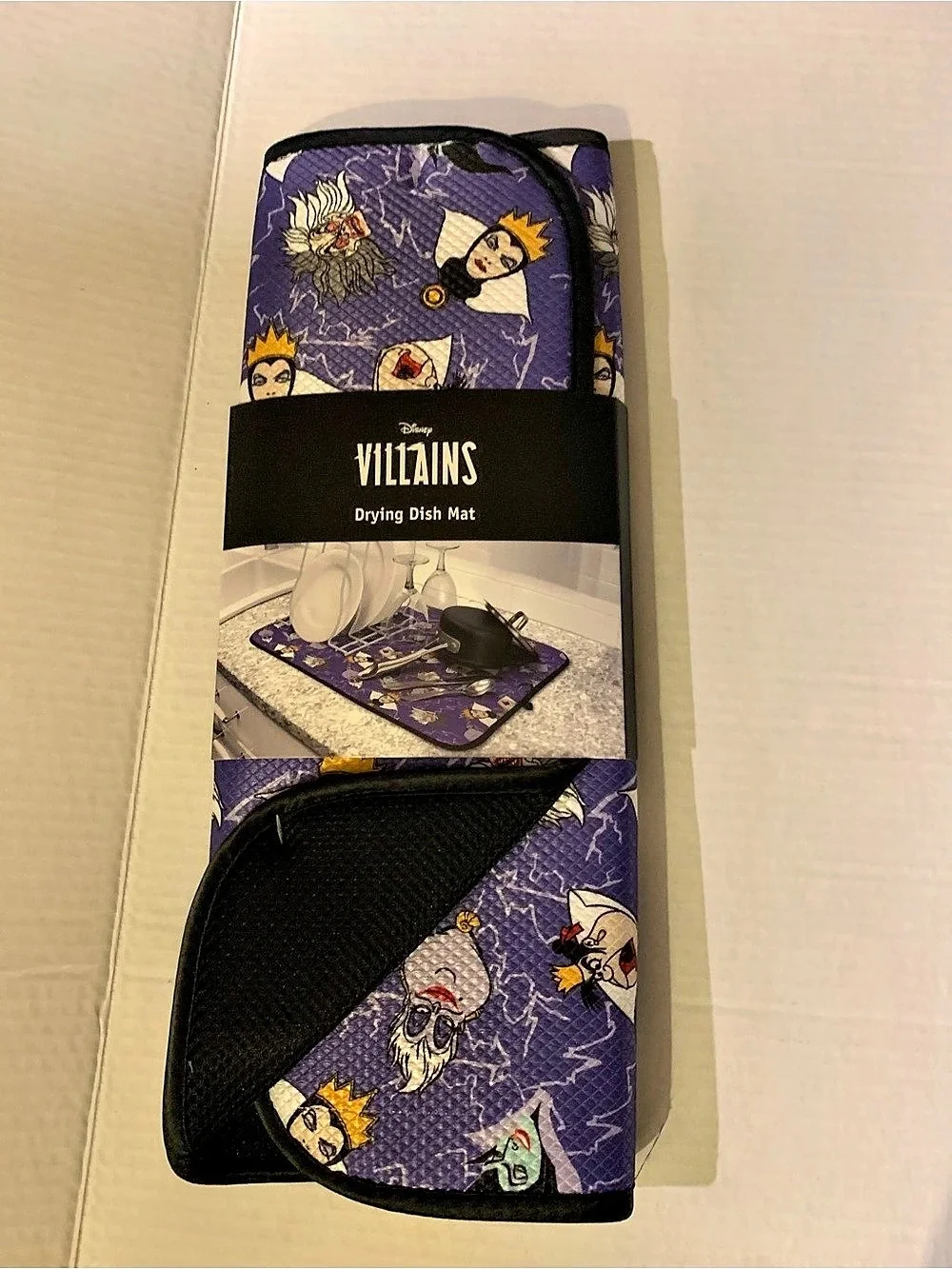 Disney Disney Villains Drying Dish Mat Evil Queen Malificent NWT